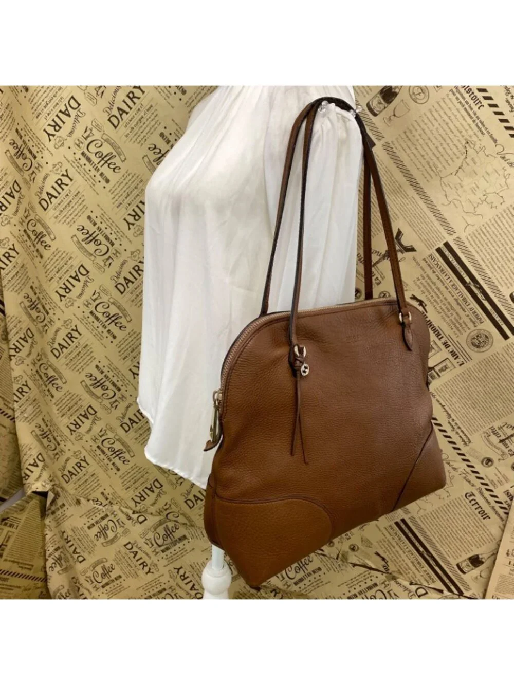 Gucci Handbag Leather Brown Travel Business - Picture 3 of 11